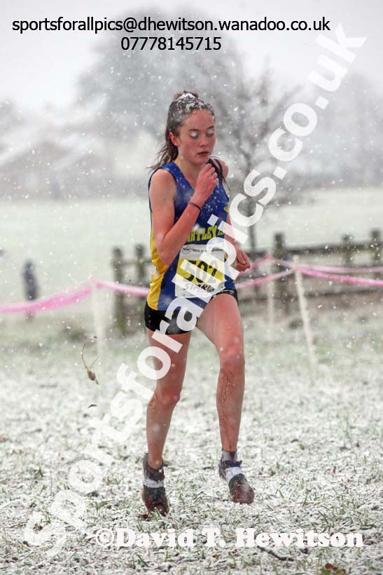 Womens under-20s North Eastern Cross Country, Sedgefield, County Durham. Photo: David T. Hewitson/Sports for All Pics